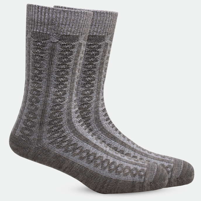 Men's Crew Length Wool Socks