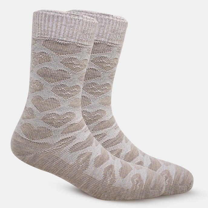 Men's Crew Length Wool Socks